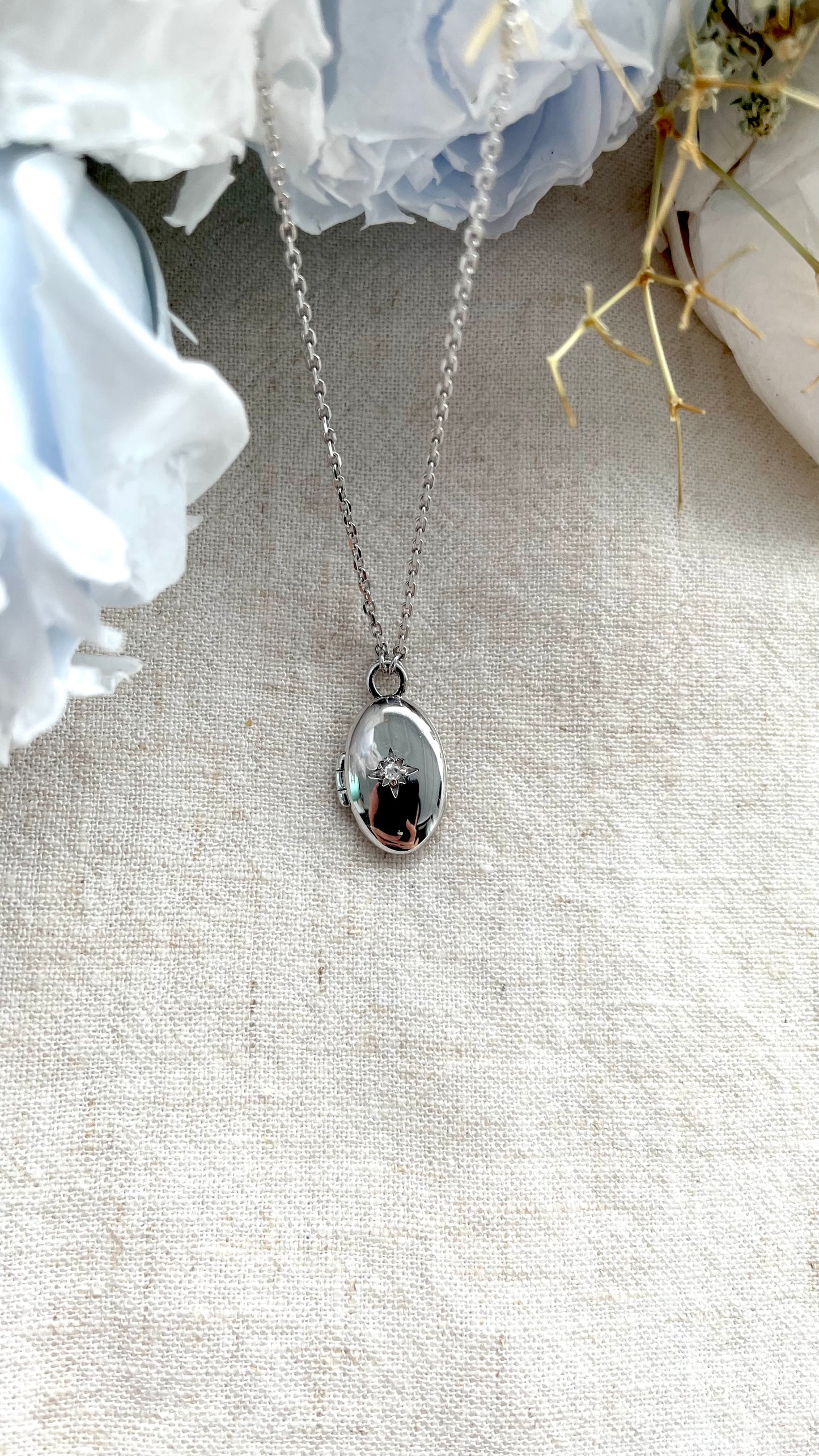 Celestial Locket in Sterling Silver