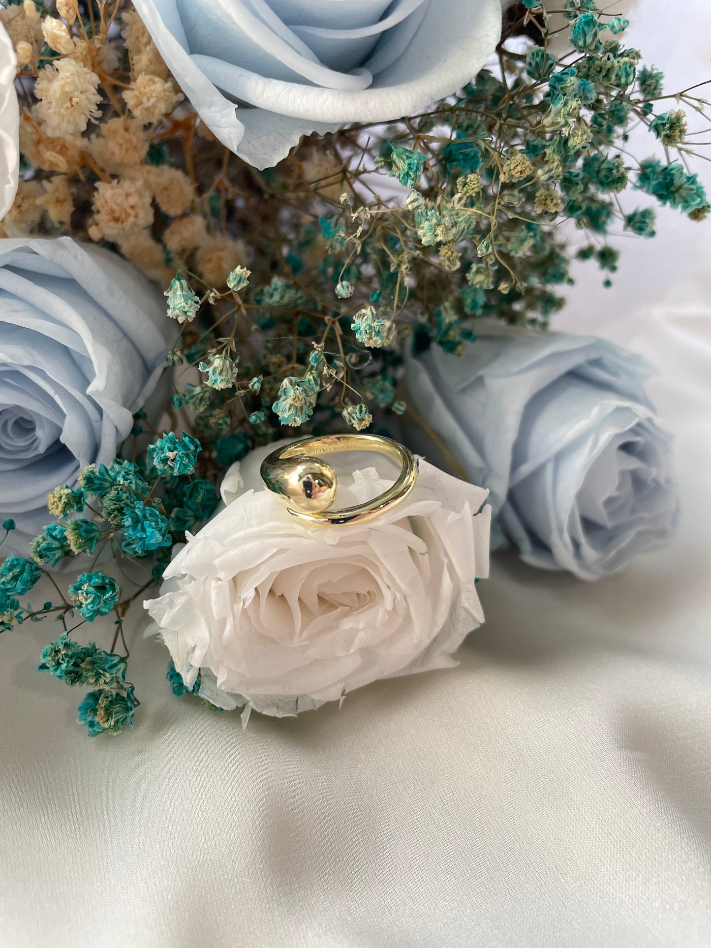 Teardrop Ring in Gold Vermeil