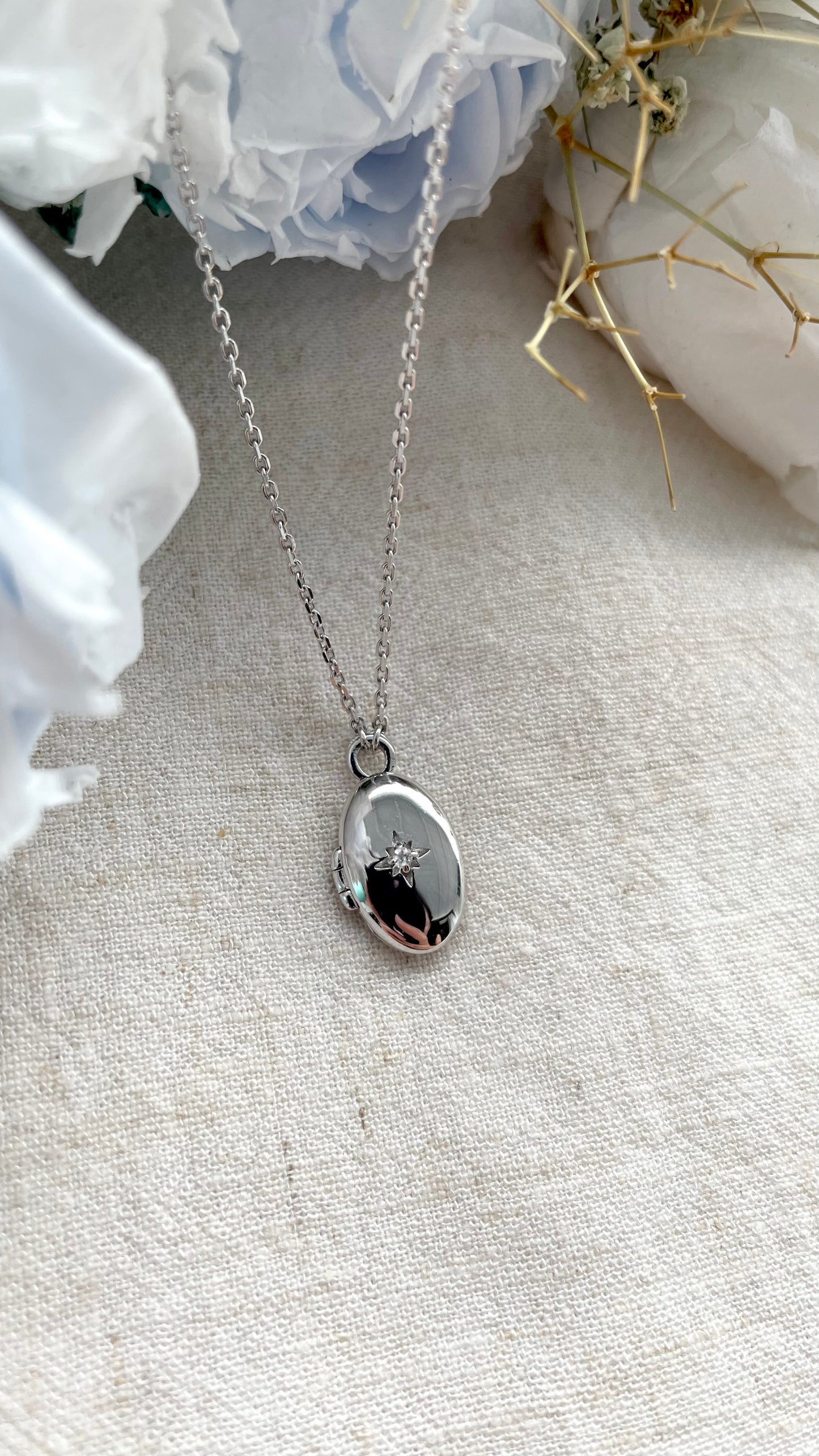 Celestial Locket in Sterling Silver