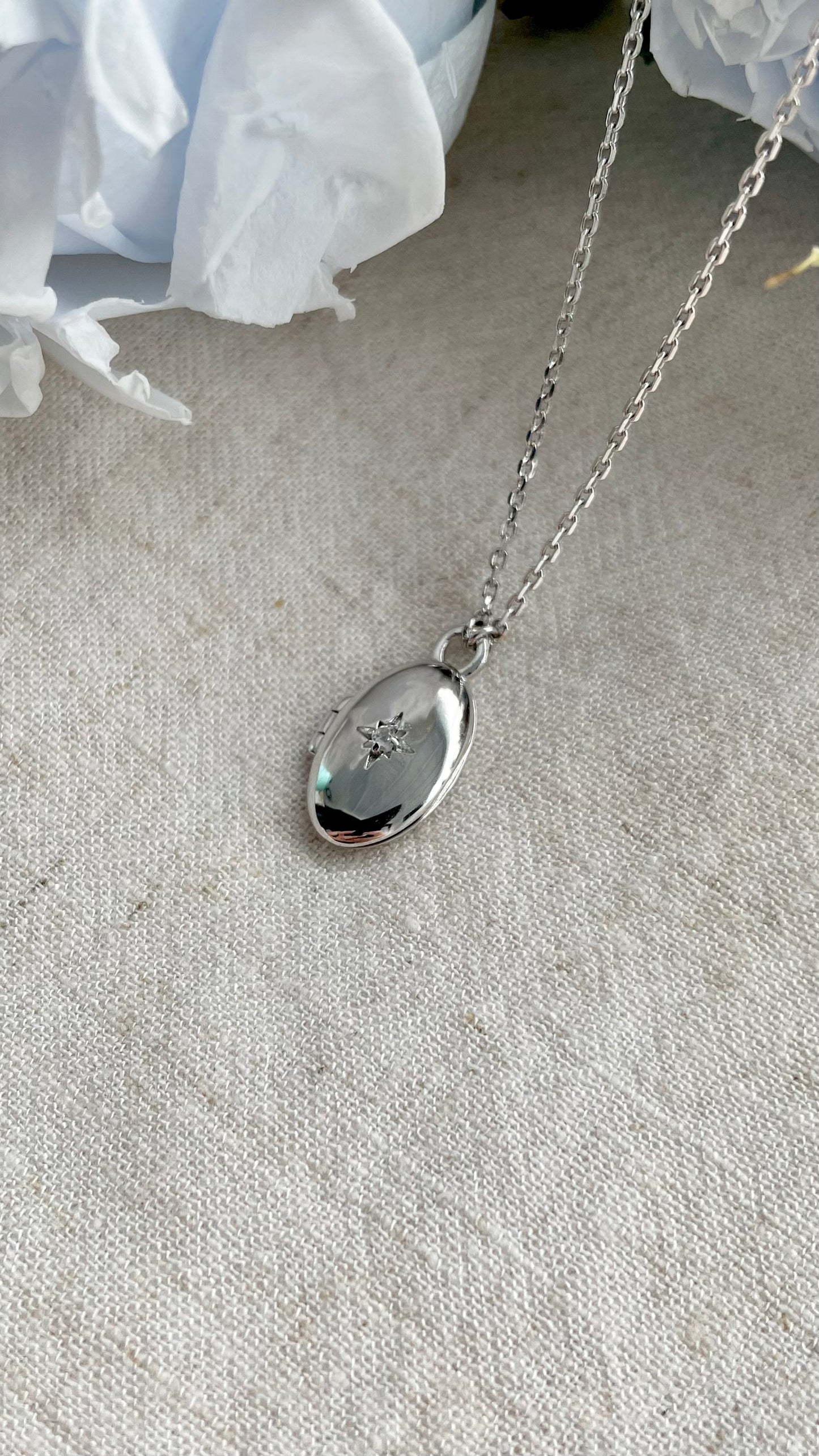 Celestial Locket in Sterling Silver