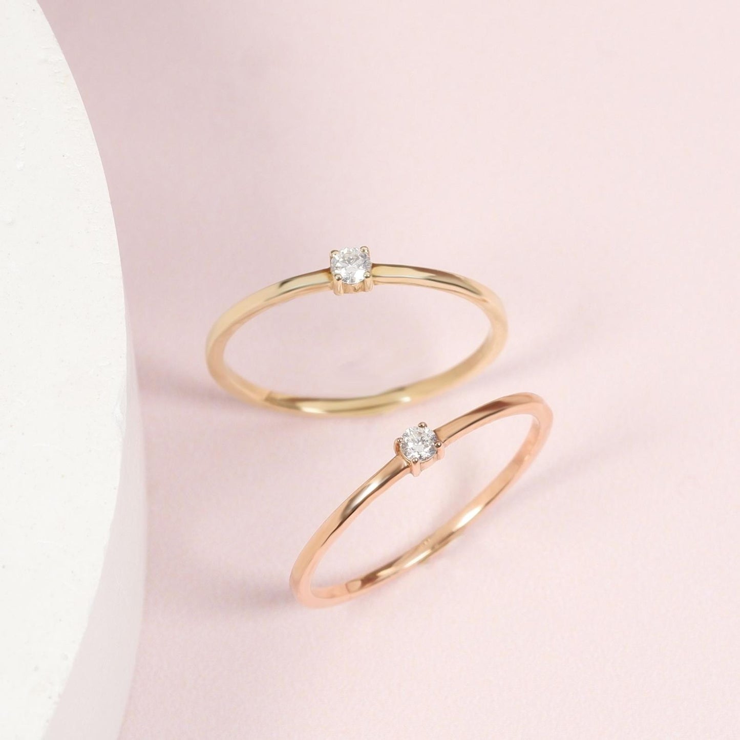 (Instock) Minimalist Diamond Ring