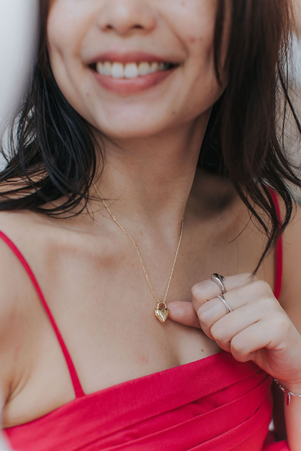 Heart Padlock Locket
