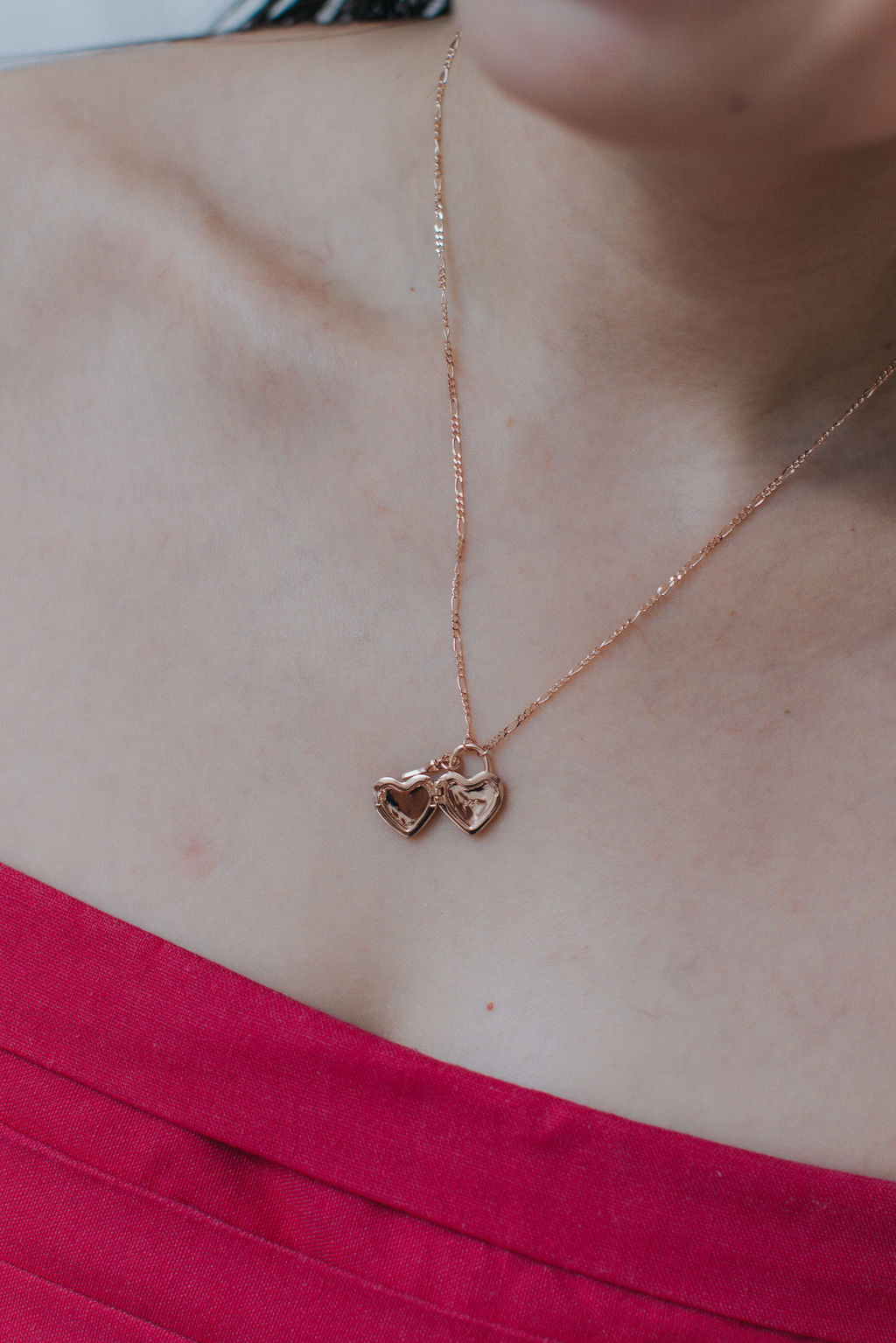 Heart Padlock Locket