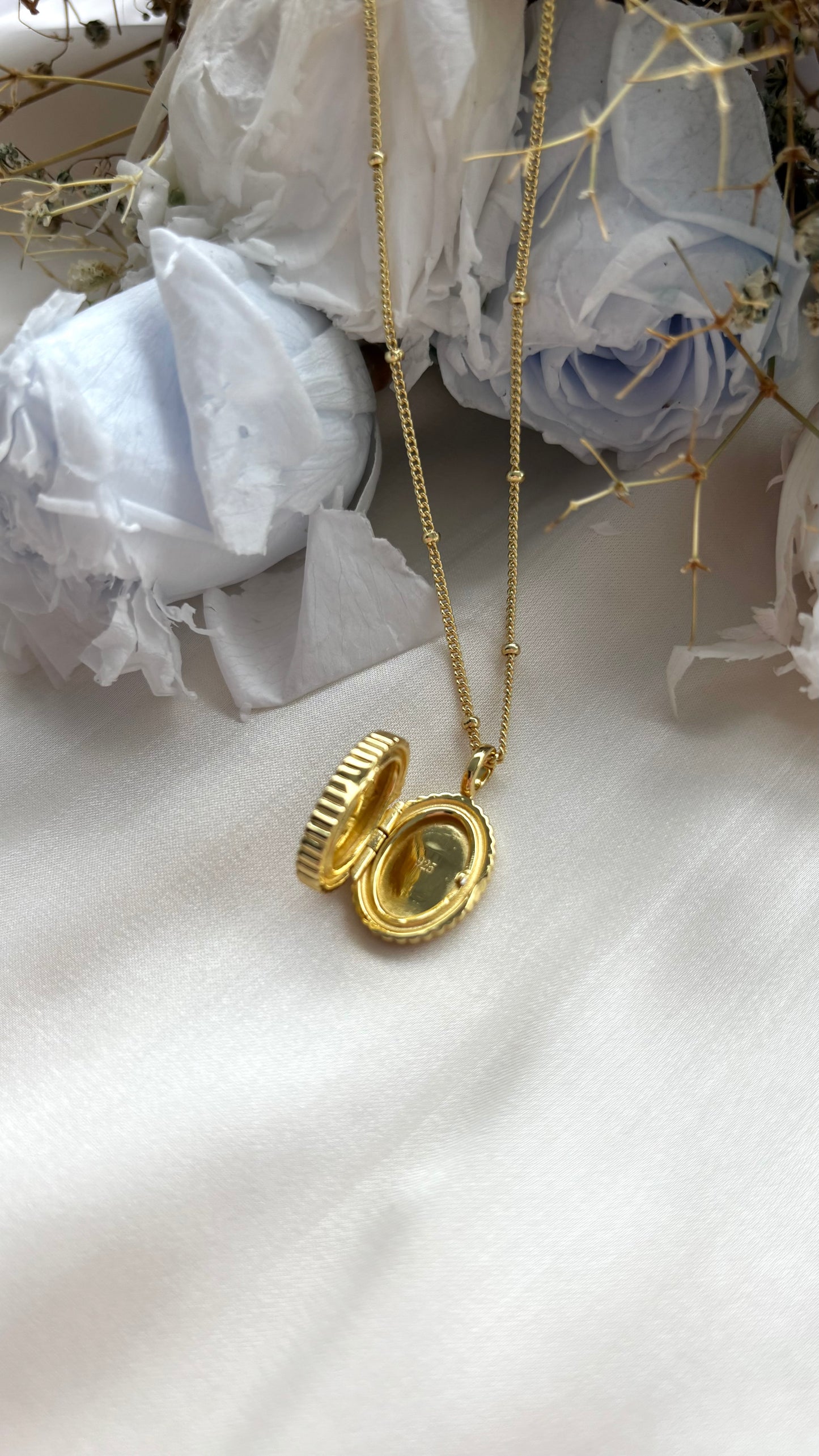 Limited Edition- Anniversary Locket in Gold Vermeil