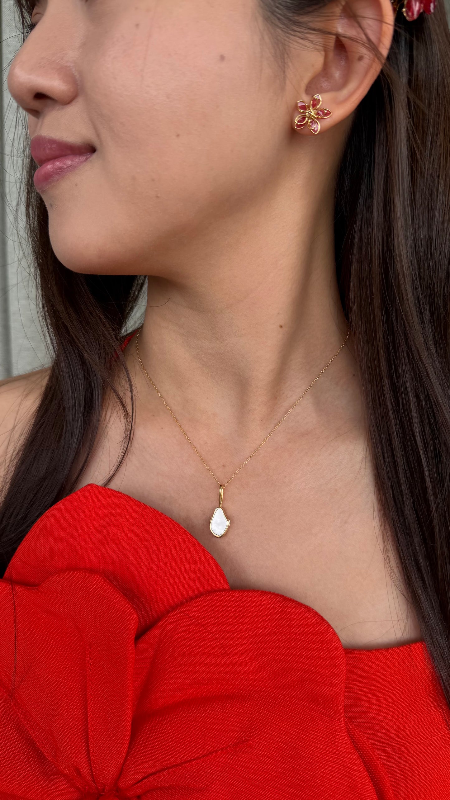 Islet Locket in Gold Vermeil (Backorder)