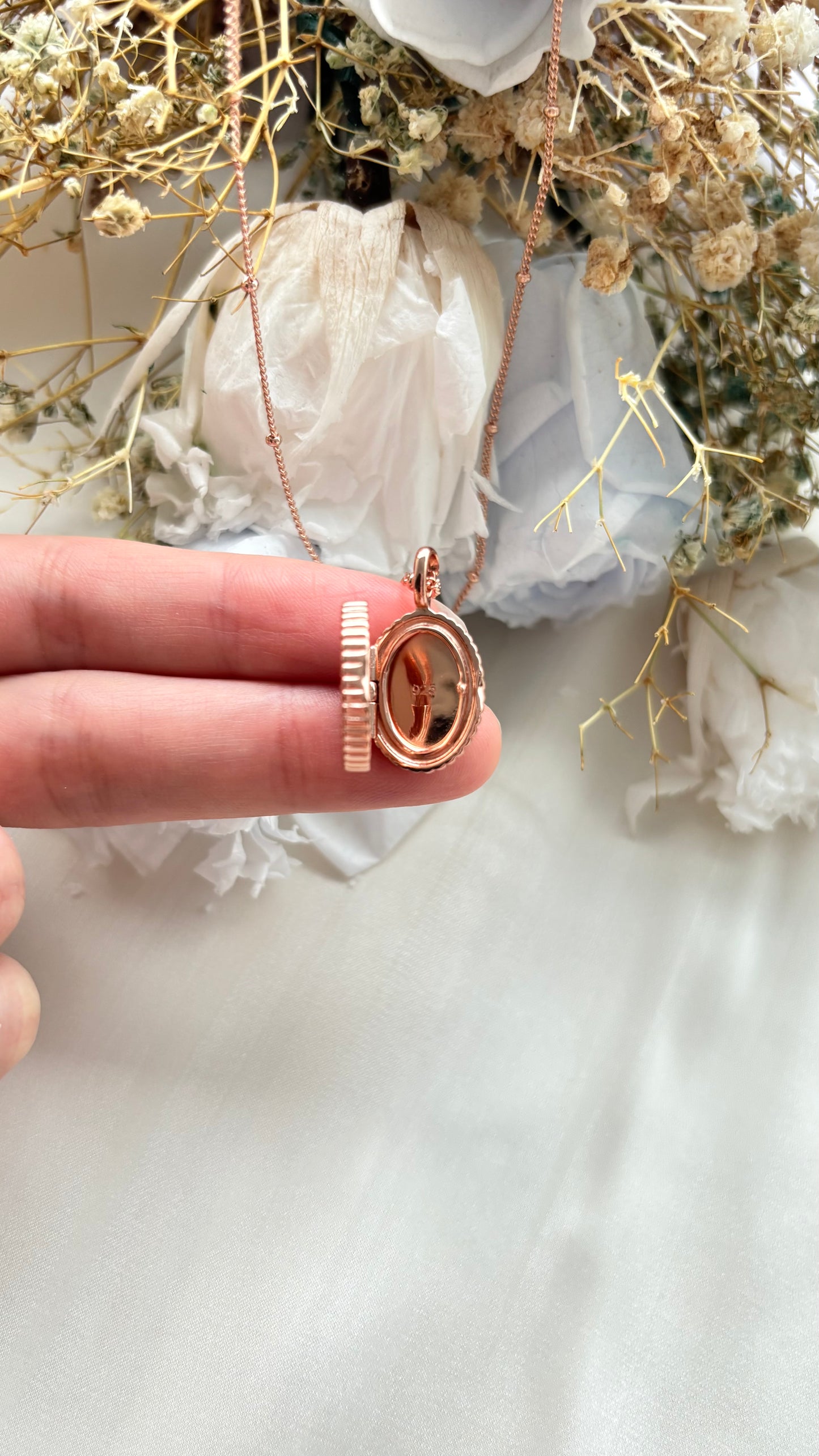 Limited Edition- Anniversary Locket in Rose Gold Vermeil