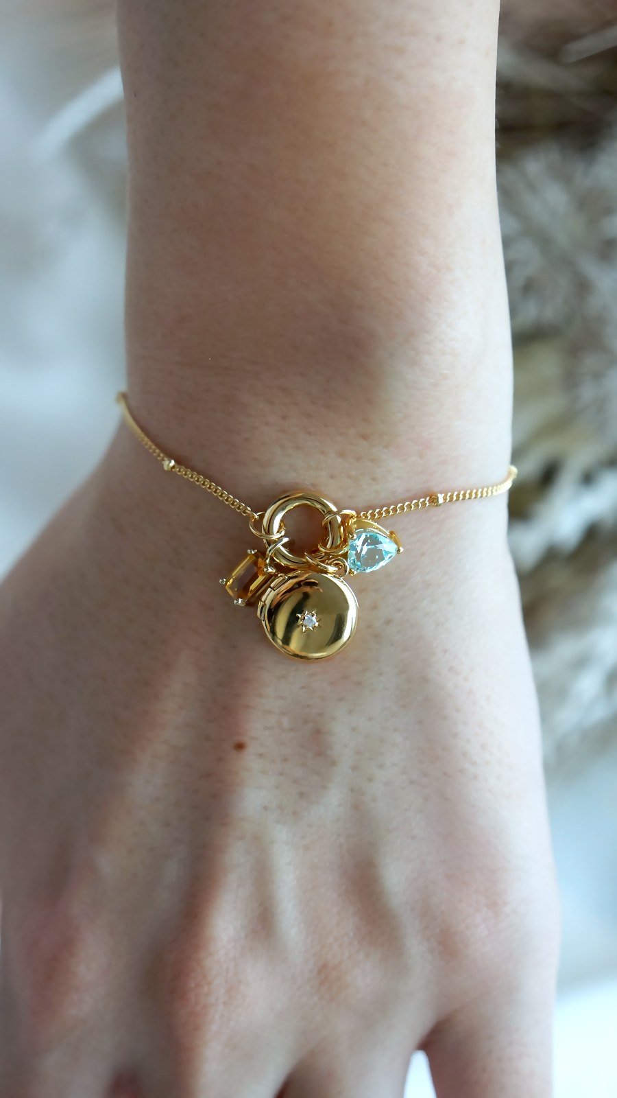 Satellite Charm Bracelet Chain