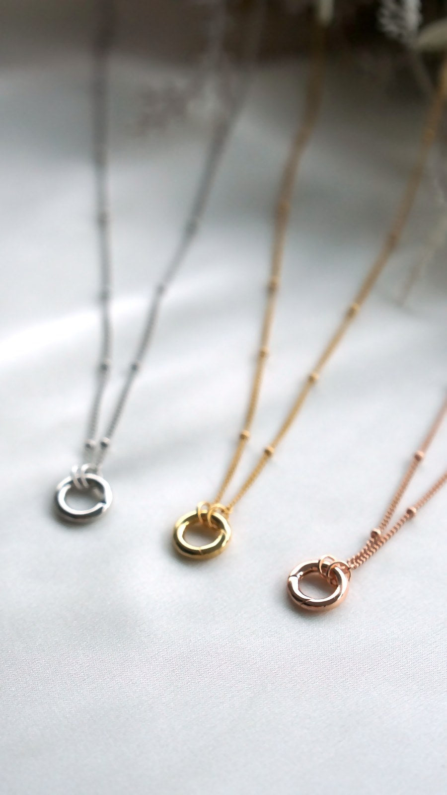 Satellite Charm Necklace Chain