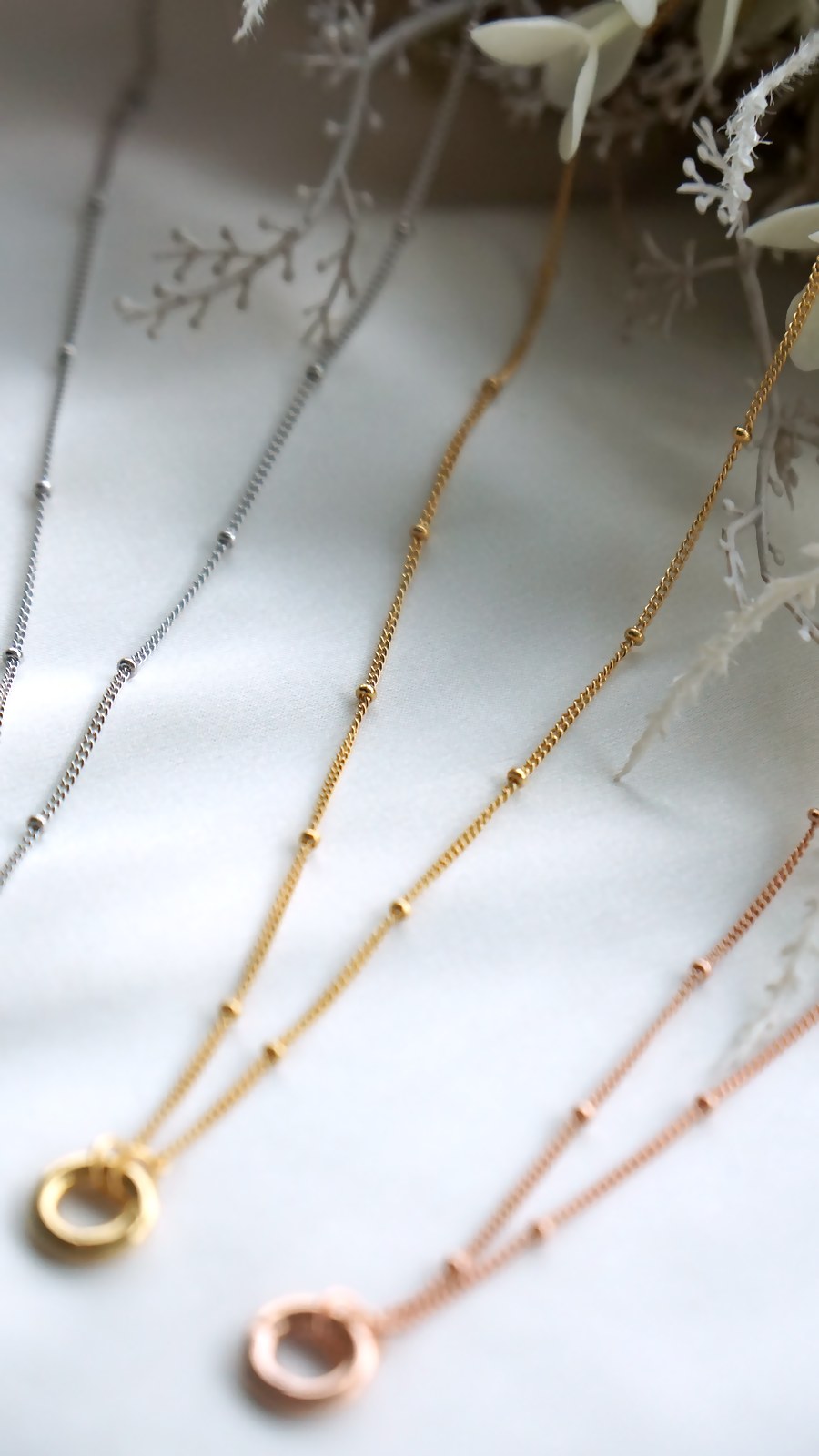 Satellite Charm Necklace Chain