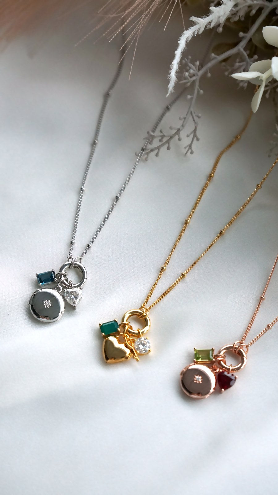 Satellite Charm Necklace Chain
