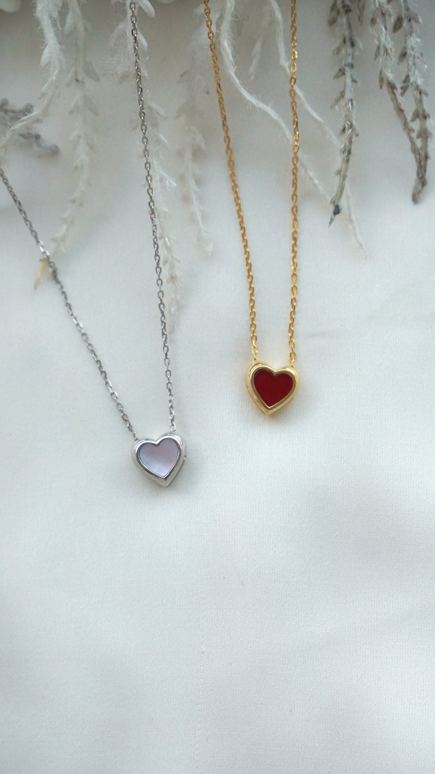 Reversible Sliding Heart Locket