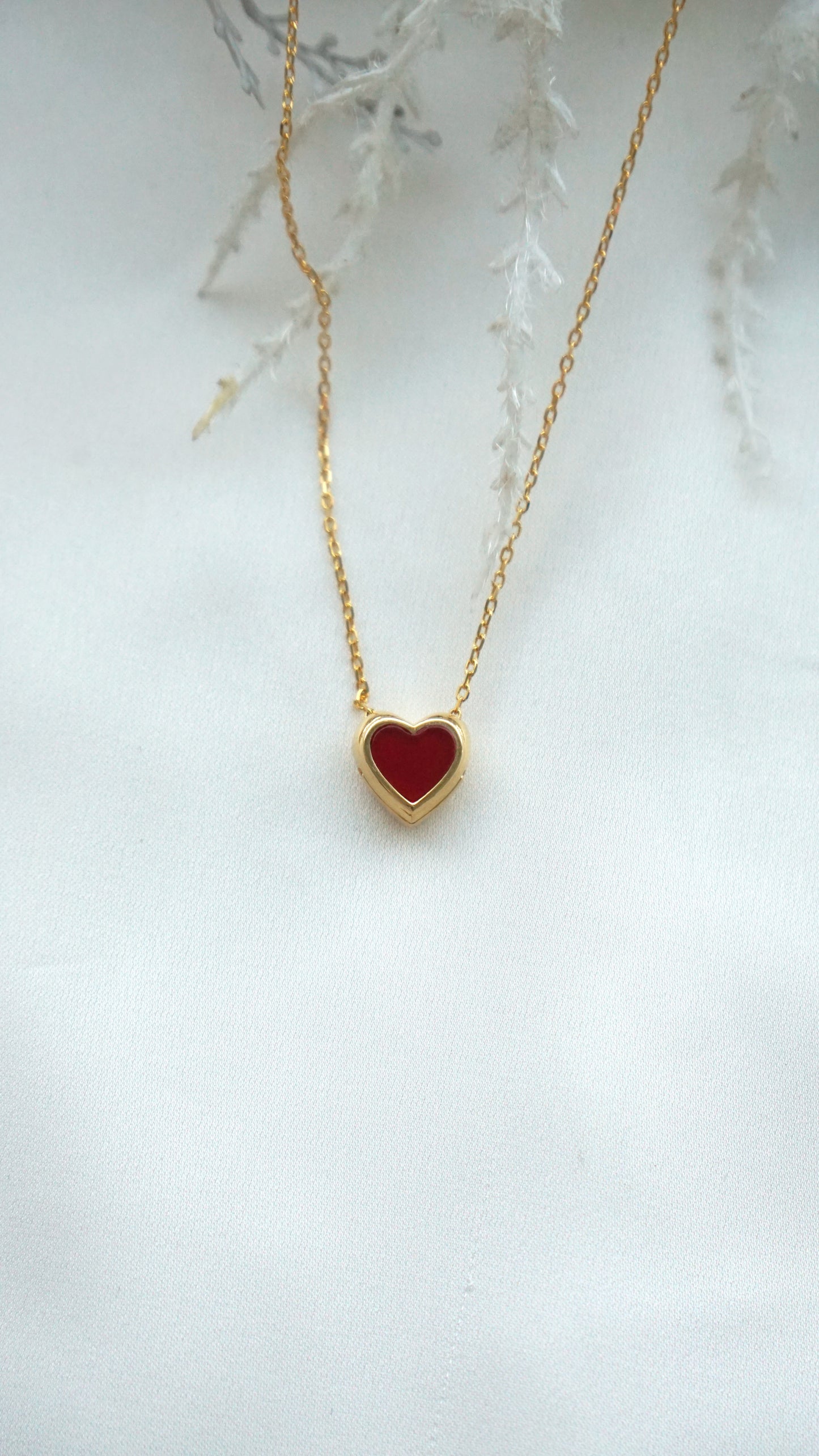 Reversible Sliding Heart Locket