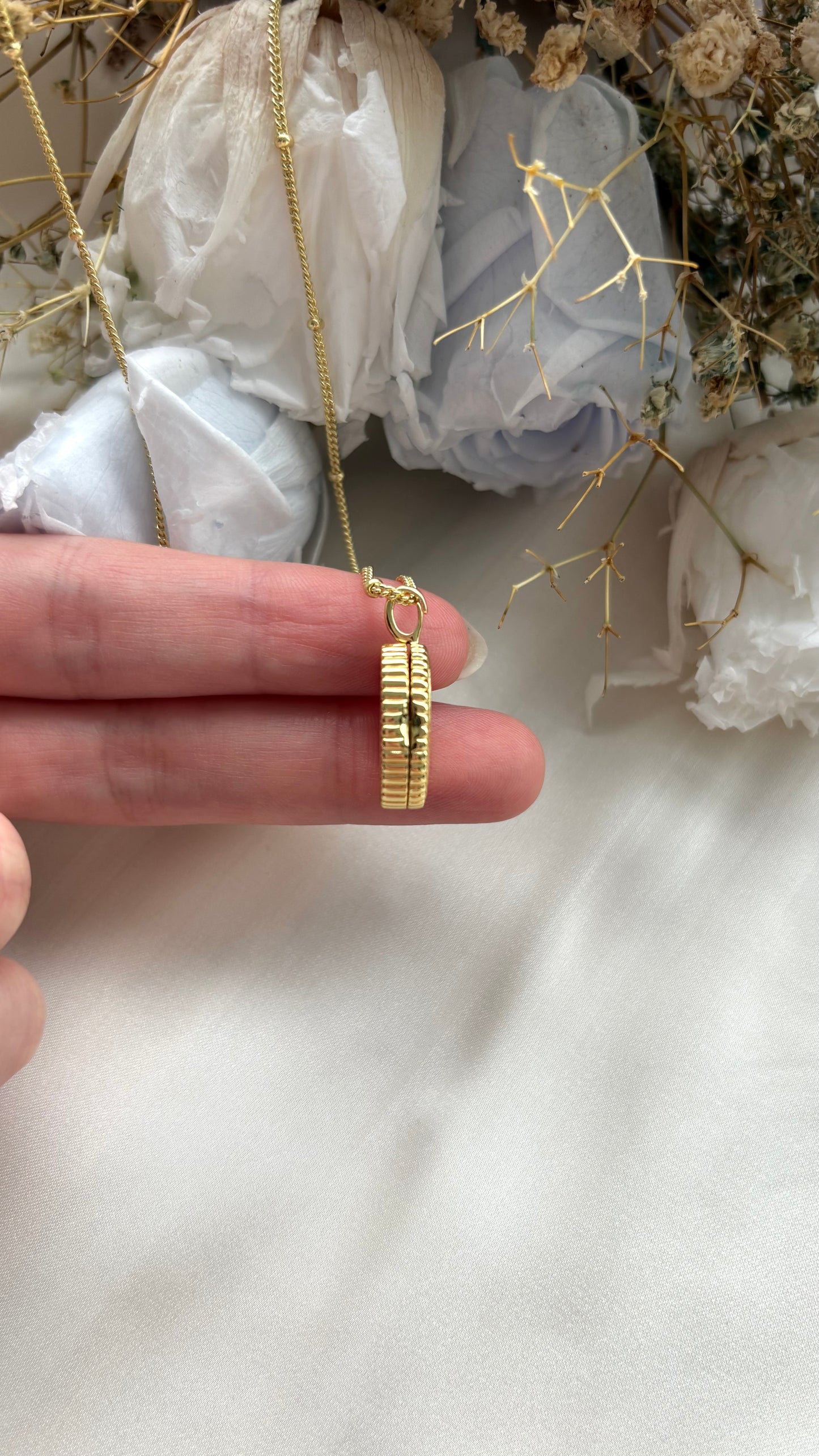 Limited Edition- Anniversary Locket in Gold Vermeil