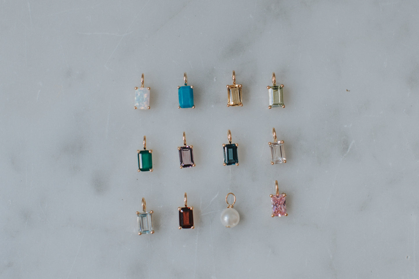 Tennis Paper Clip Charm Locket Bracelet (Gold Vermeil)