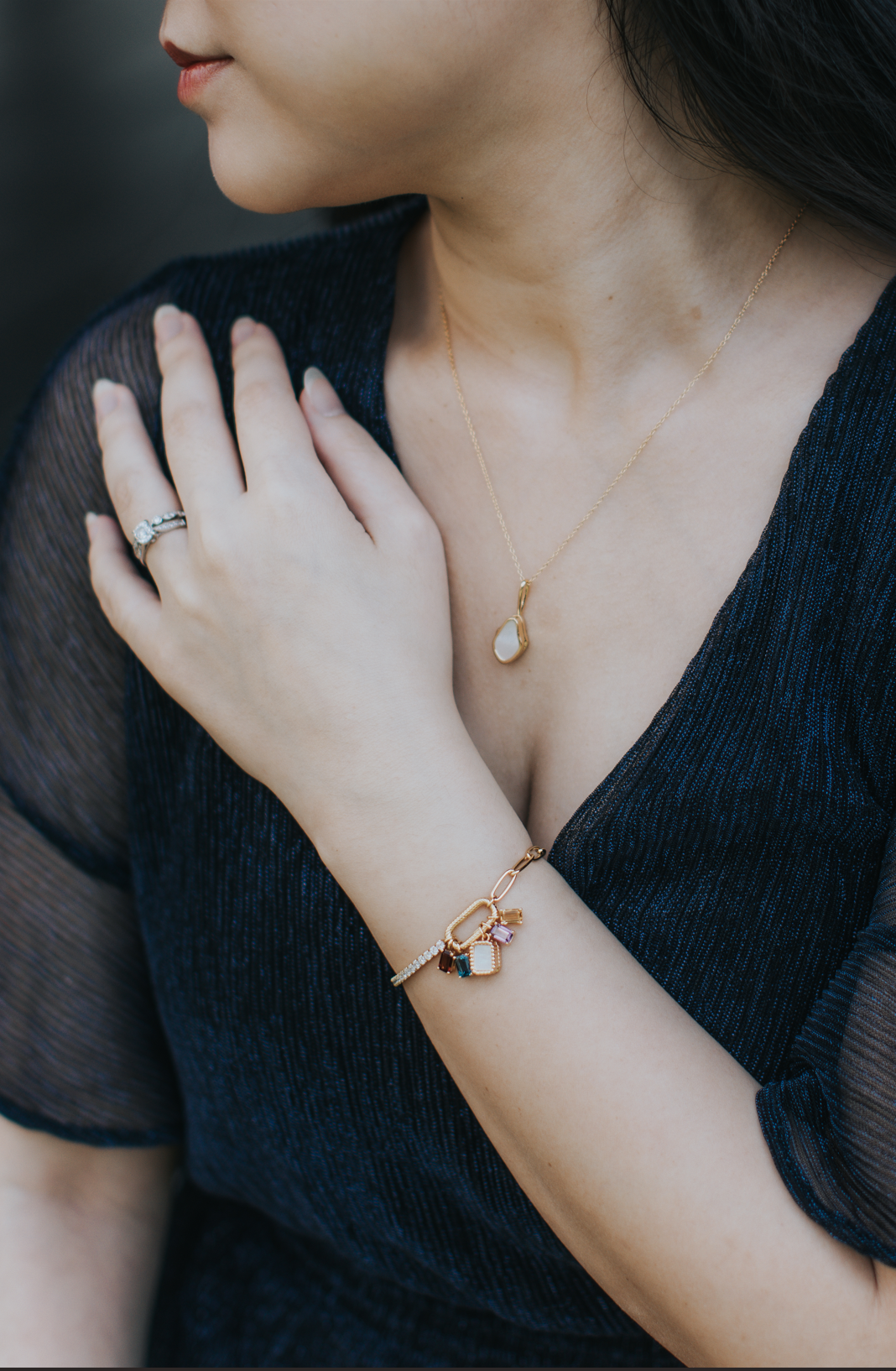 Islet Locket in Gold Vermeil