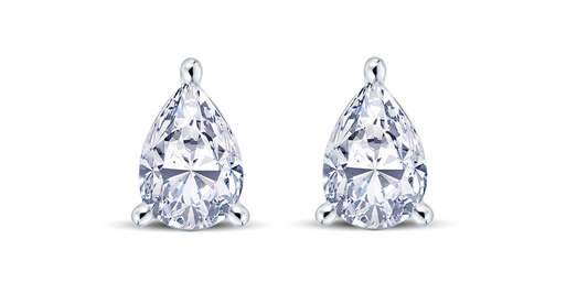 Pear Cut Brillant Labgrown Ear Studs