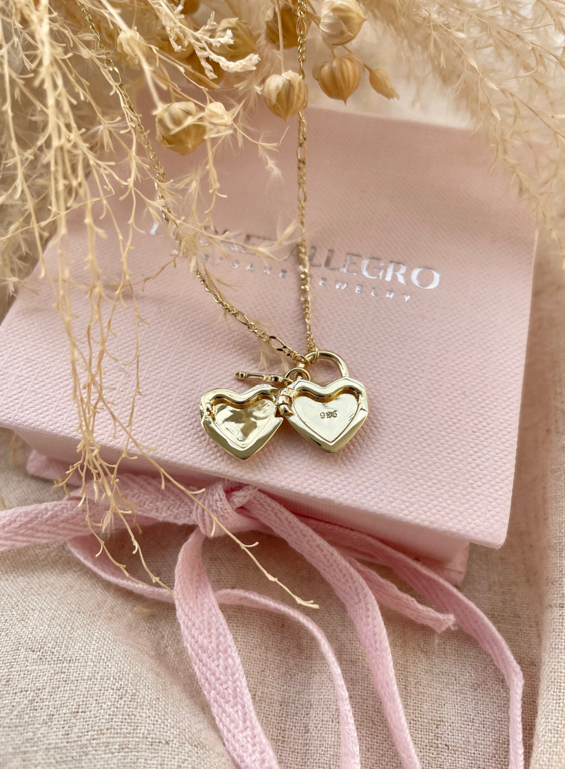 Heart Padlock Locket