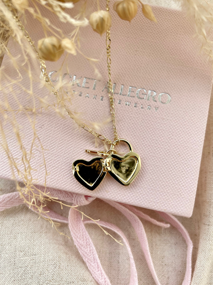 Heart Padlock Locket