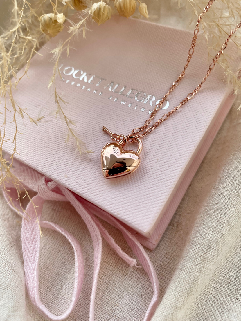 Heart Padlock Locket