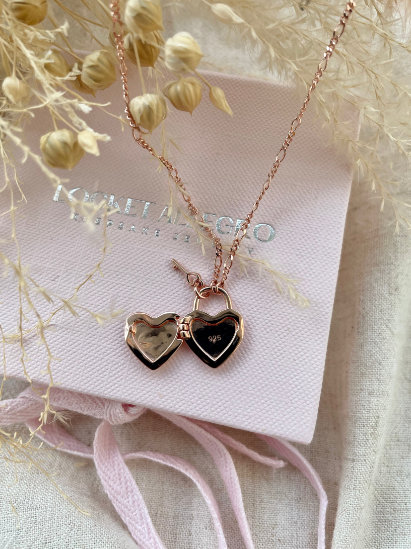 Heart Padlock Locket