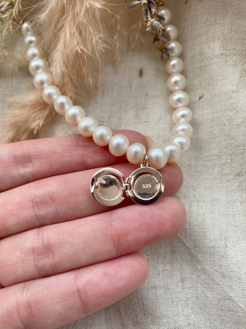 Pearl Bracelet Locket