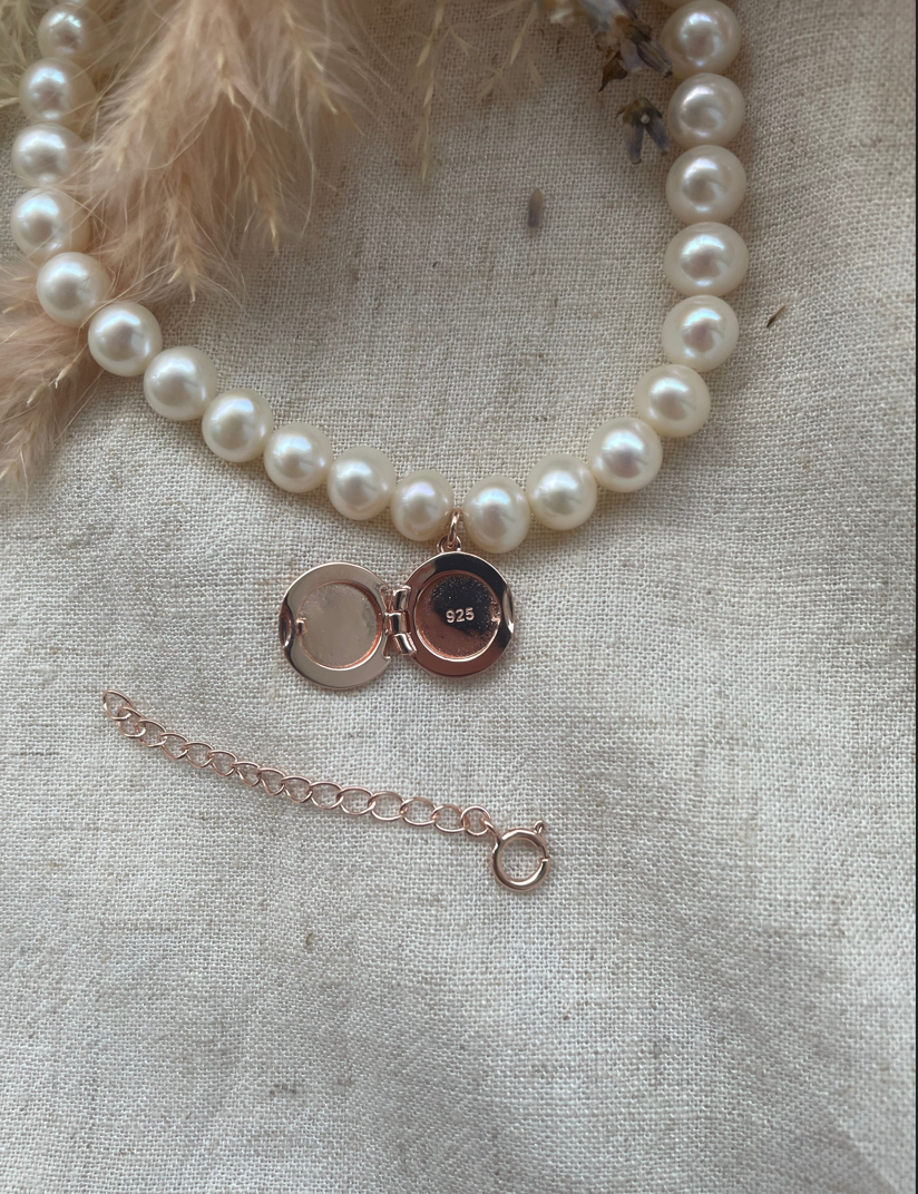 Pearl Bracelet Locket