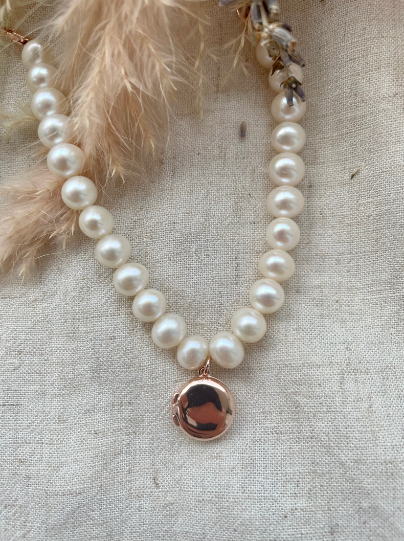 Pearl Bracelet Locket