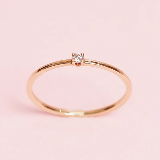(Instock) Minimalist Diamond Ring